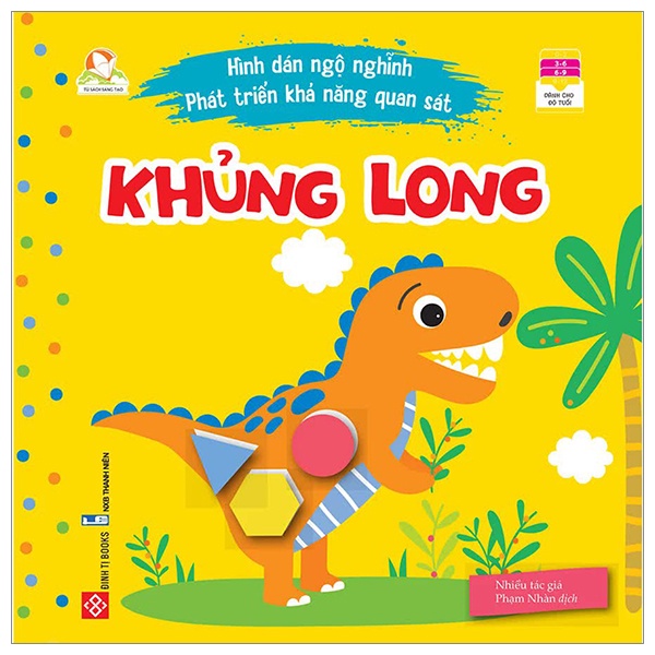 Sách - Hình Dán Ngộ Nghĩnh - Phát Triển Khả Năng Quan Sát - Khủng Long - 8935212359771
