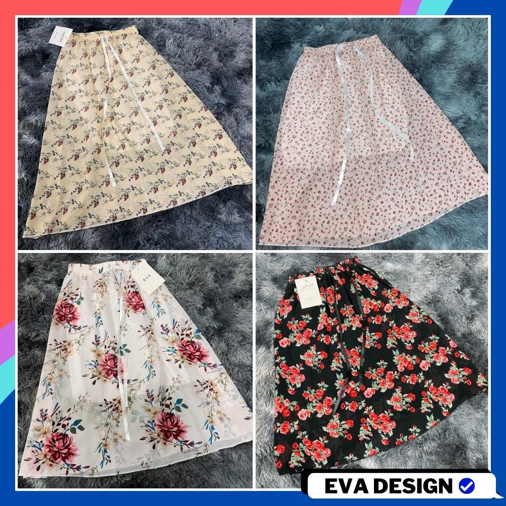 Chân Váy Vintage Nữ  Váy Voan Nữ Dáng Dài midi 2 Lớp Siêu Xinh freesize 52~62kg hàng xuất dư cao cấp mặc đi chơi dạo phố