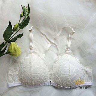 Áo lót Bralette trắng ren lưng - cài trước sexy quyến rũ trẻ trung freessize đi chơi, đi làm mặc trong sơmi ba lỗ giá rẻ