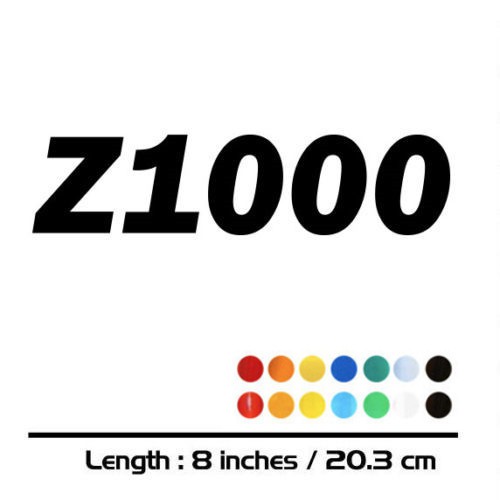 Miếng dán hình logo trang trí thân xe Kawasaki Z1000