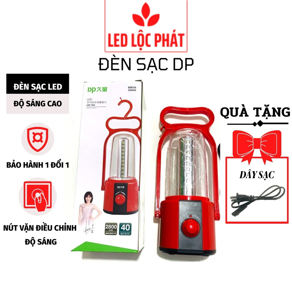 Đèn led tích điện khẩn cấp siêu sáng dự phòng cúp điện, đèn sạc tích điện tốt