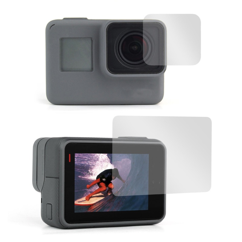 Bộ Kính Cường Lực Bảo Vệ Camera Go Pro Hero 5 6 7 Kèm Phụ Kiện