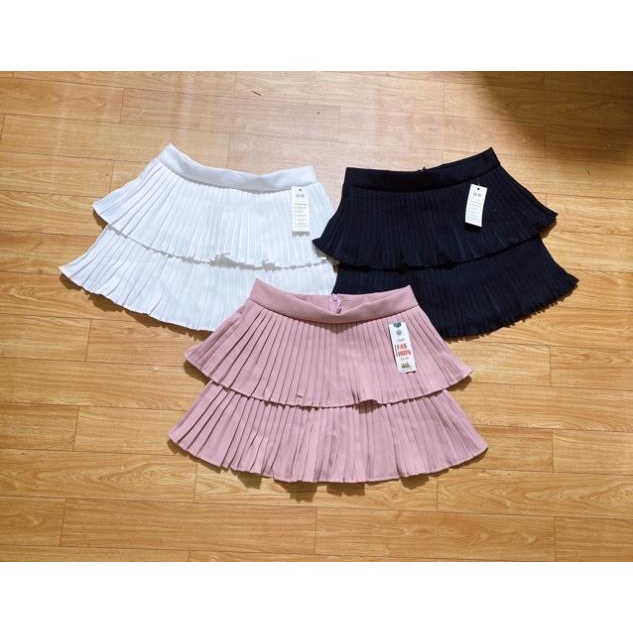 Chân váy 2 tầng xếp ly nhí (có quần trong) [Hàng Đẹp] | BigBuy360 - bigbuy360.vn