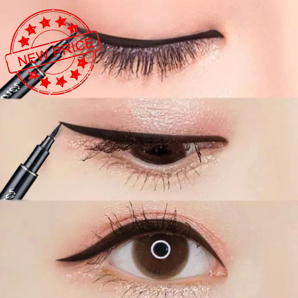 Bút Kẻ Mắt Màu Đen Chống Thấm Nước Và Mồ Hôi Thiết Kế Vỏ Lấp Lánh Ánh Sao M6W5