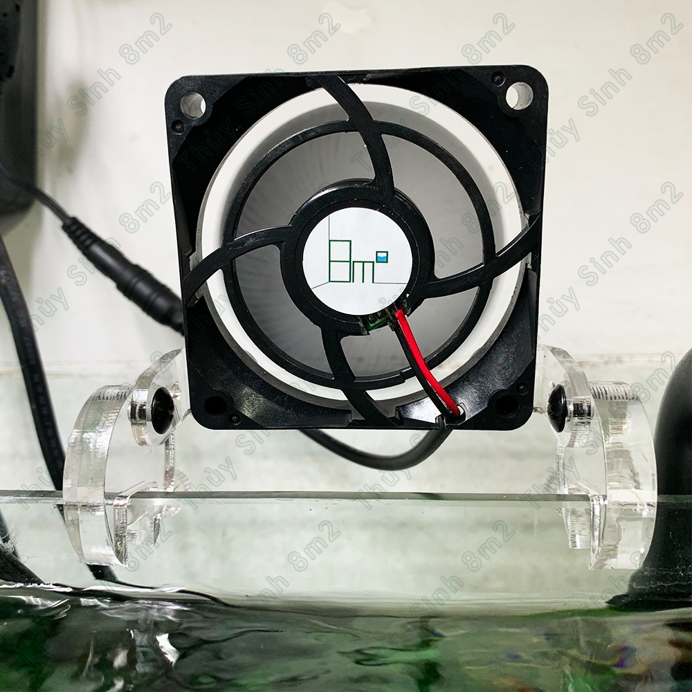 Quạt Mini Siêu Bão Làm Mát Hồ Cá Tép Thủy Sinh - Nhỏ gọn, thiết kế đẹp, lực gió mạnh, giá tốt - 8m2