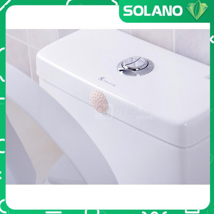 Chặn cửa chống va đập SOLANO dán tường giảm ồn tay nắm cửa ra vào cửa sổ an toàn cho bé ngủ ngon nhựa silicon HG-001031