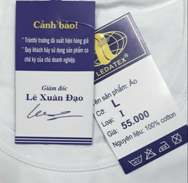 Áo ba lỗ nam LEDATEX chất cotton đông xuân thoáng mát cổ tròn form rộng có big size tay ngắn