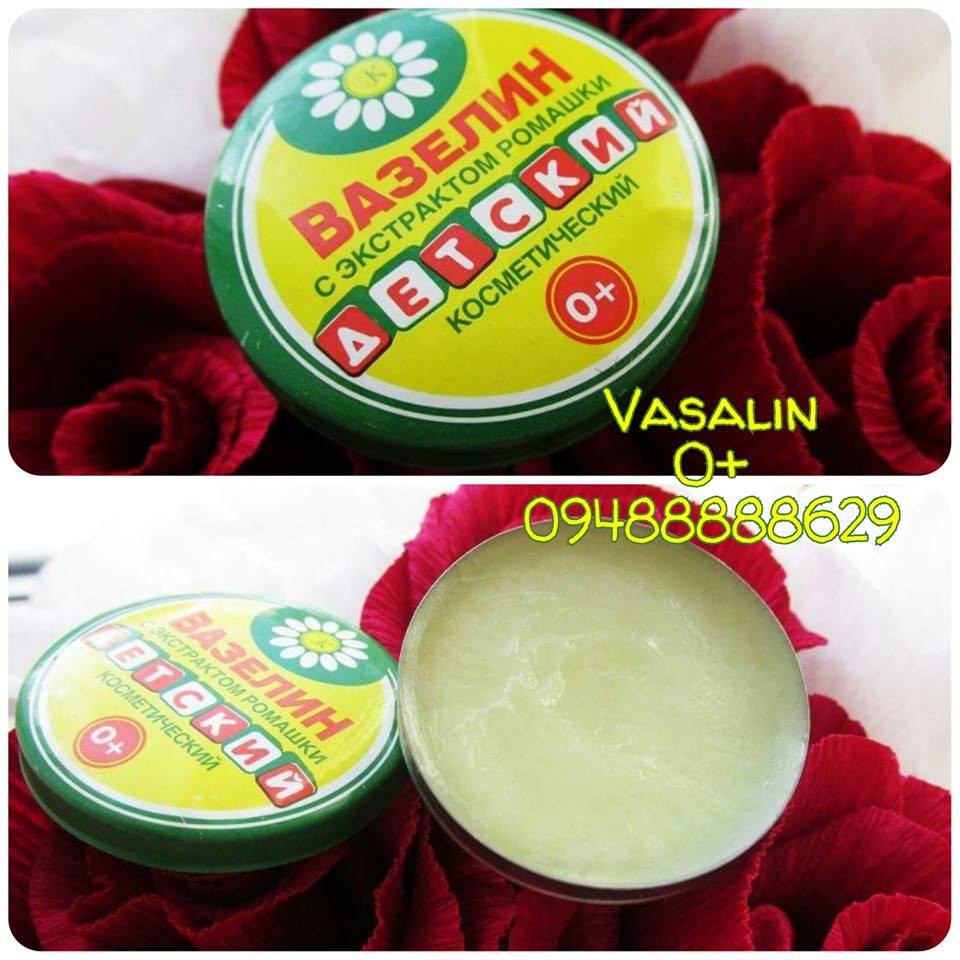 Vaseline Nga - Vaselin Hoa Cúc 0+ dùng được cho trẻ sơ sinh