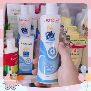 Sữa tắm gội Lactacyd BB dành cho trẻ sơ sinh (Chai 250ml) ngăn ngừa rôm sảy