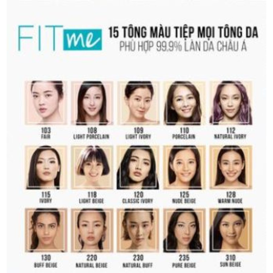 Kem Nền Maybelline New York FitMe SPF22 30ml .#115