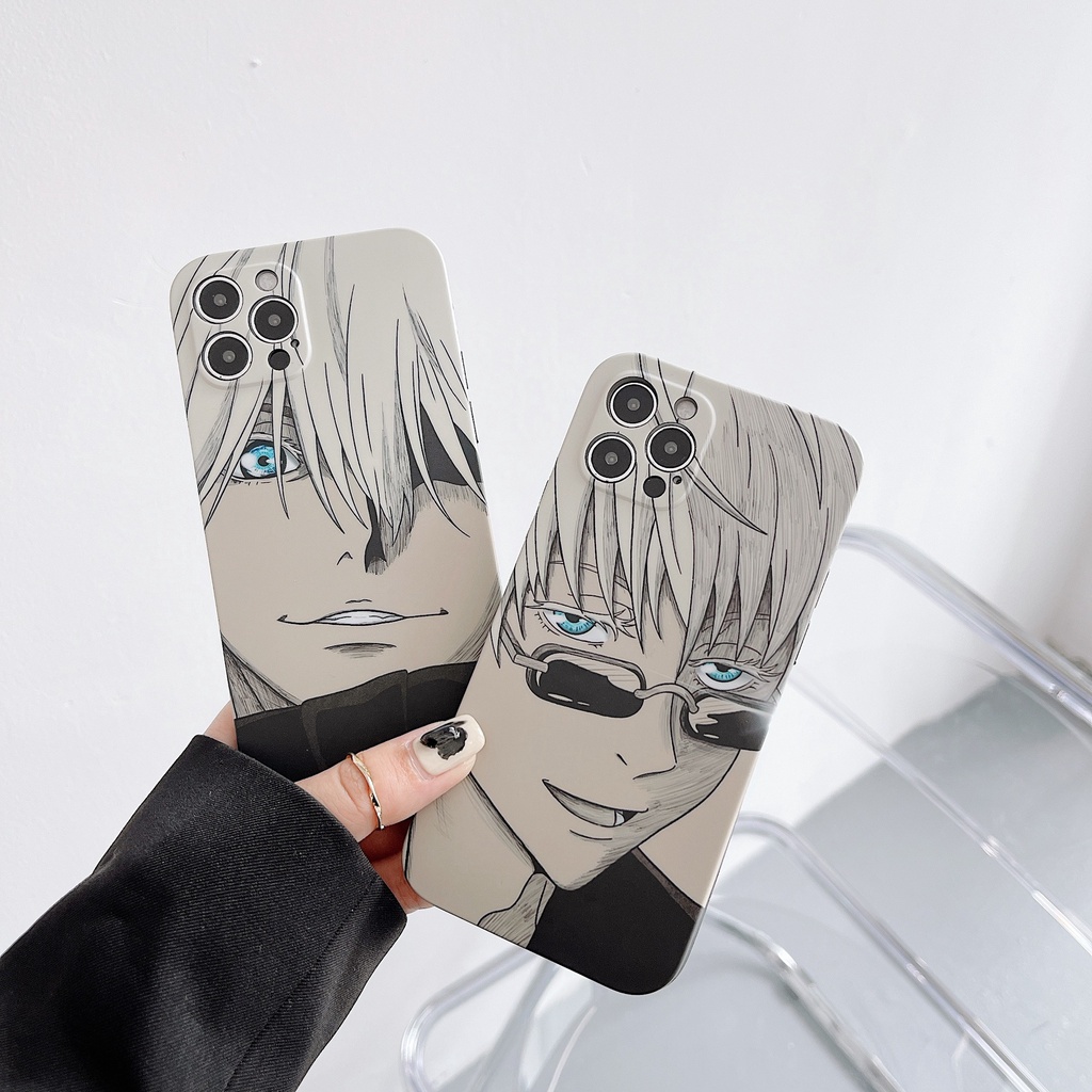 Ốp điện thoại silicone họa tiết anime Jujutsu Kaisen sang trọng cho IPHONE 12 11 PRO MAX XS XR 7 8 PLUS SE 2