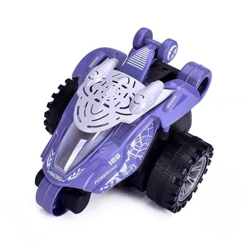 Xe pin 5 bánh Stunt Car nhào lộn xoay 360 độ cho bé trai và bé gái