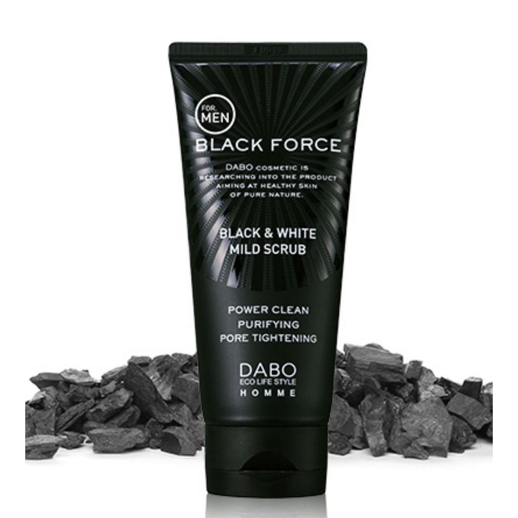 Sữa Rửa Mặt Cho Nam Sạch Nhờn Dành Cho Da Mụn DABO Black Force – FOR MEN