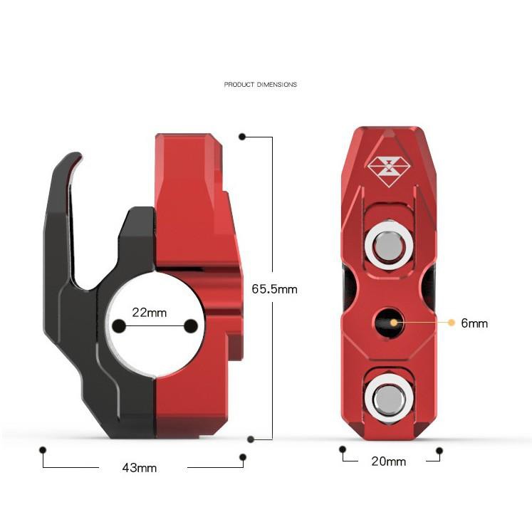 Móc Treo Đồ Spirit Beast Gắn Ghi Đông Trần Các Loại Xe