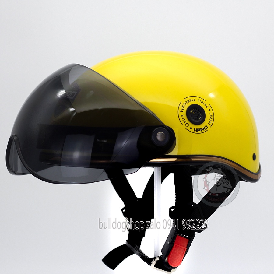 Mũ Bảo Hiểm Nửa Đầu HP Helmet 03B Gắn Kính B1 - Bulldogshop