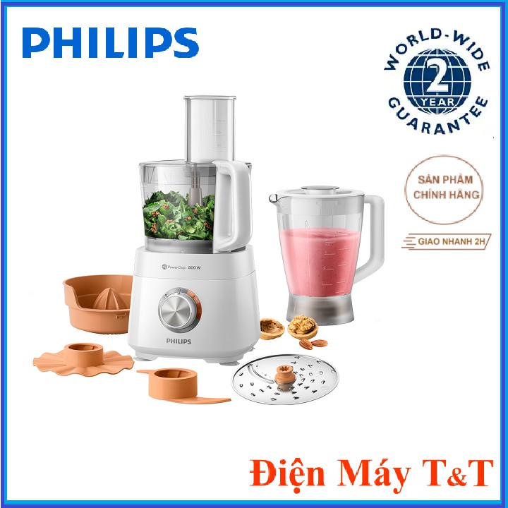 Máy xay đa năng Philips HR7510, Hàng phân phối chính hãng