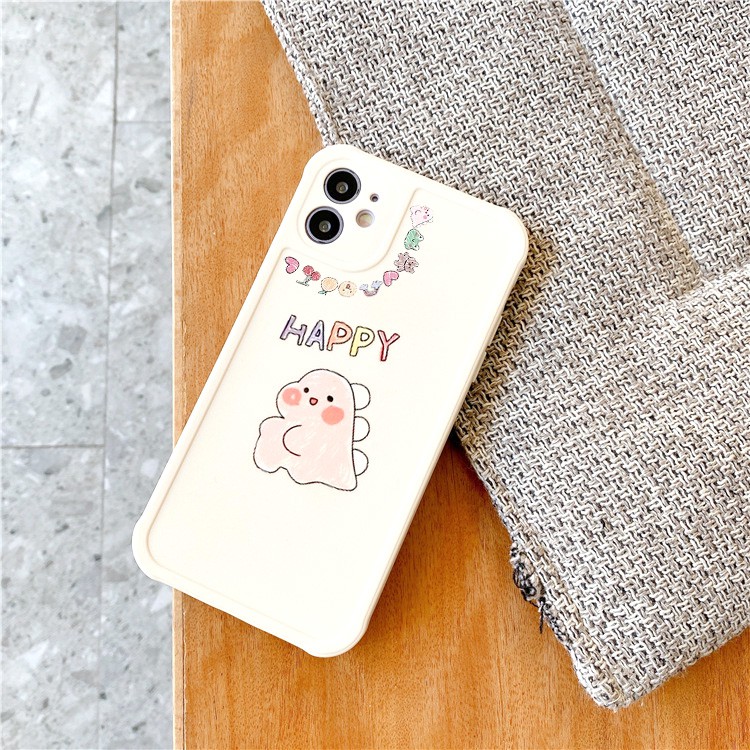 Ốp lưng iphone Lucky cạnh vuông in hình viền 5/5s/6/6plus/6s/6splus/7/7plus/8/8plus/x/xr/xs/11/12/pro/max/plus/promax | BigBuy360 - bigbuy360.vn