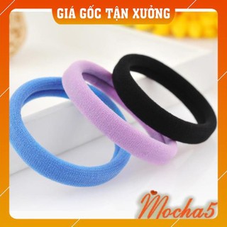 Dây Chun Buộc Tóc Siêu Co Giãn Không Cắn Tóc