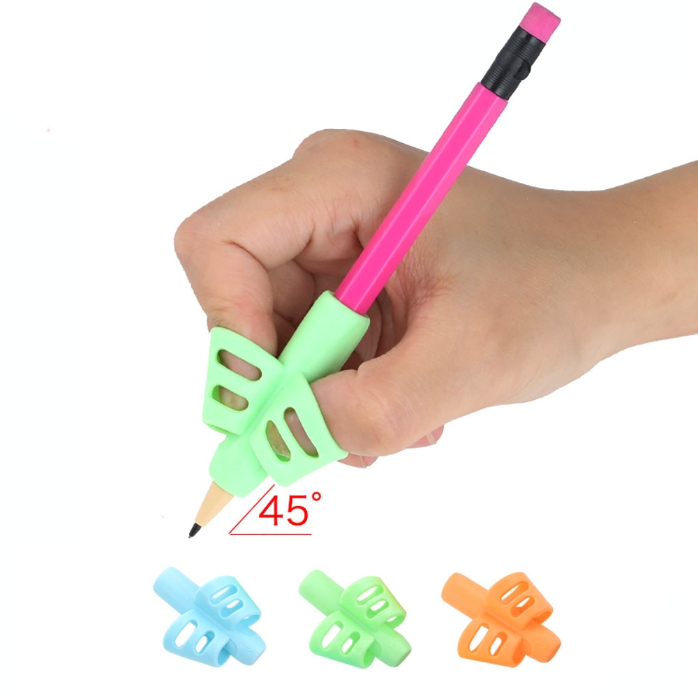 Bộ 3 Dụng Cụ Hỗ Trợ Cầm Bút Thiết Kế Tiện Dụng Cho Bé