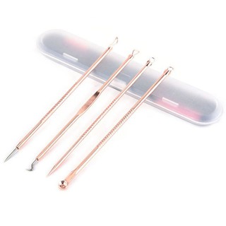 Dụng cụ nặn mụn 4 món bỏ túi có hộp