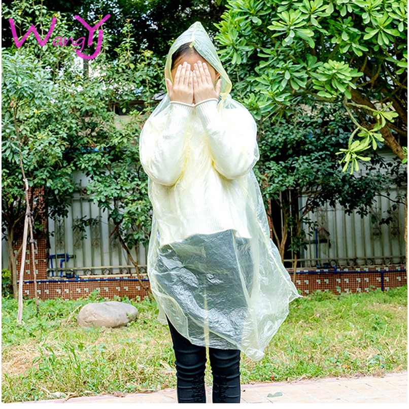Áo Mưa Trong Suốt Dùng Một Lần