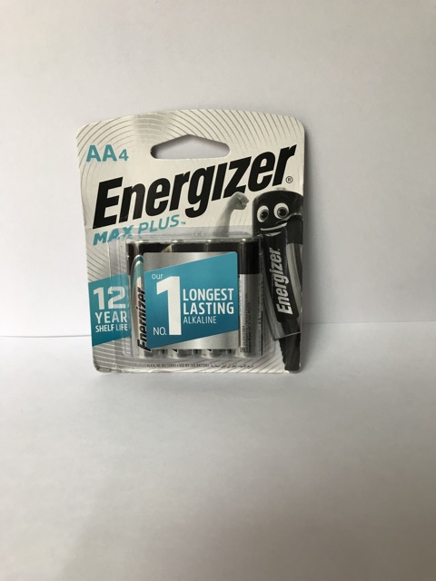 Pin Energizer Max PLus tiểu AA, đũa AAA  vỉ 4 viên