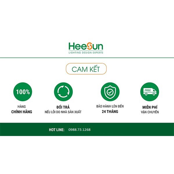 ĐÈN LED RỌI RAY 7w,12w,20w,30w vỏ trắng HeeSun Việt Nam