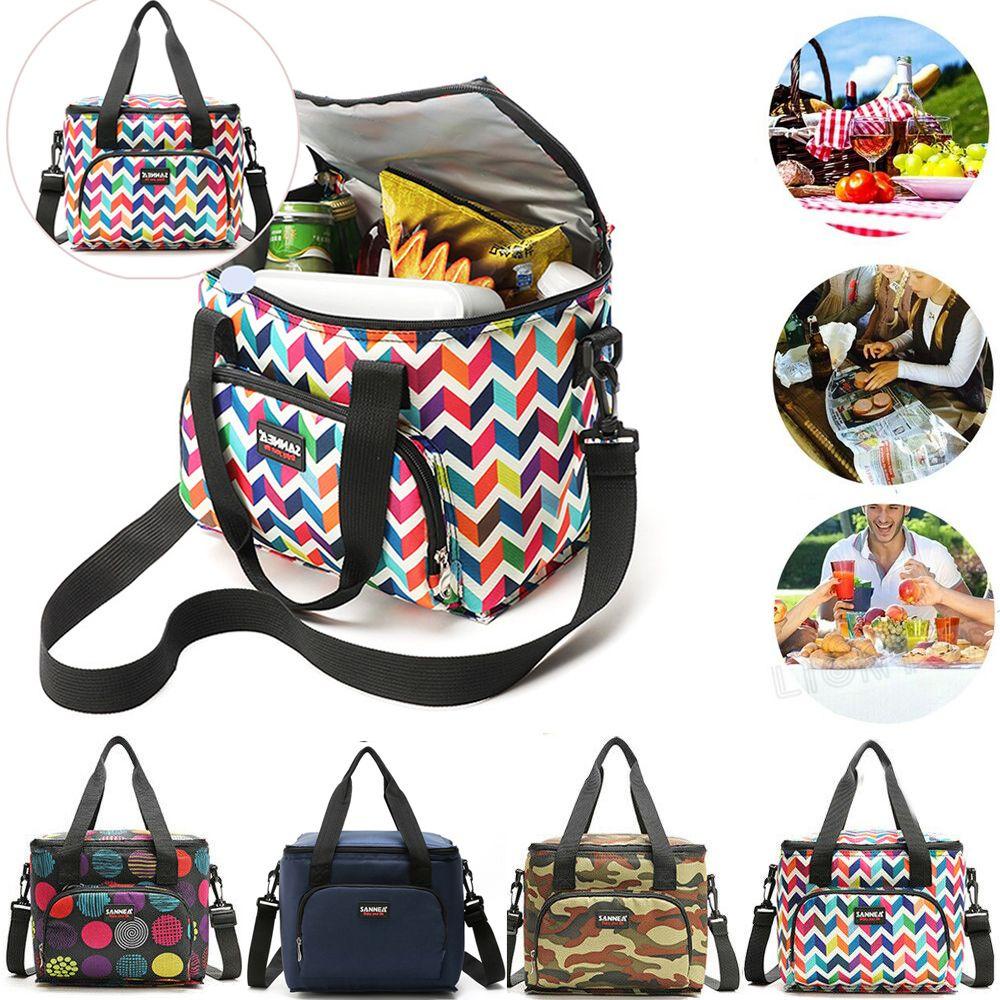 Túi Đựng Hộp Cơm Trưa Hai Tầng Cách Nhiệt Chống Thấm Nước Đa Năng Có Thể Điều Chỉnh Dây Đeo