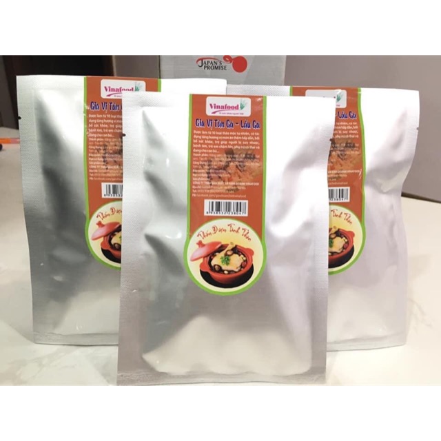 Combo 3 gói gia vị tần gà - lẩu gà - Chim bồ câu, móng giò