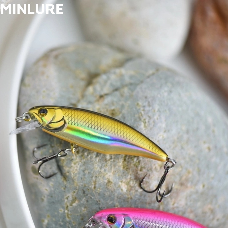 Mồi giả câu lure cá chày suối X52 52mm, 4.8gr mồi câu lure cá mương suối