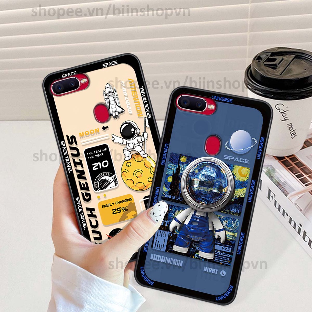 Ốp Oppo A5s / A7 / F9 / A12 phi hành gia vũ trụ space.x siêu đẹp, thời trang