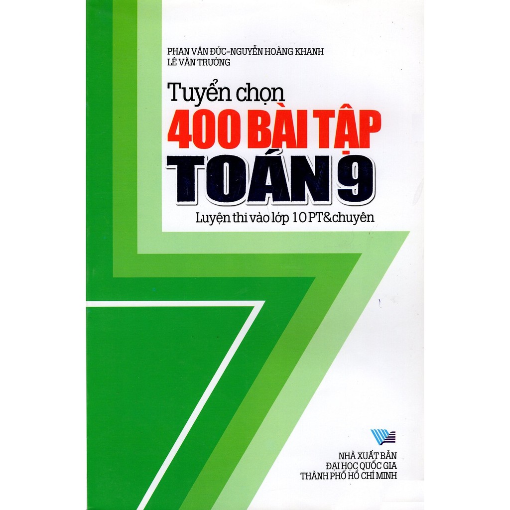 Sách - 400 bài tập Toán 9