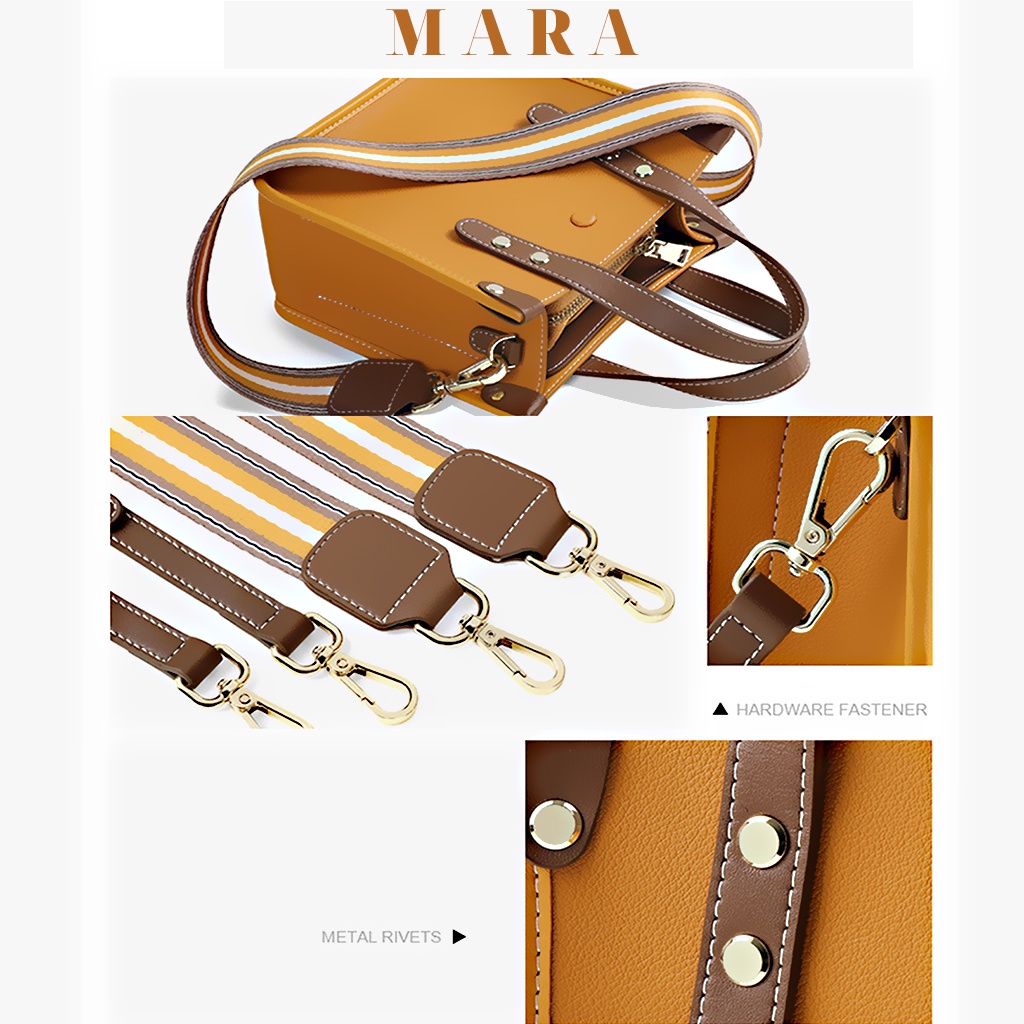 Túi da bò cao cấp Lionel Bag quai xách tay lệch, phối 02 bản dây đeo chéo