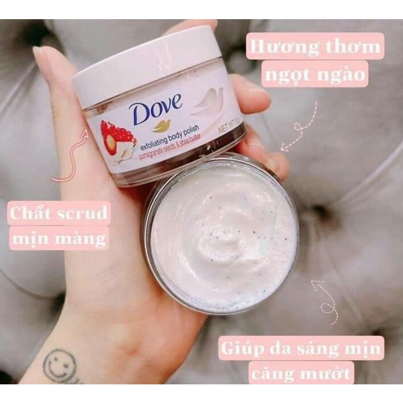 Set 2 Hũ Kem Tẩy Da Chết Toàn Thân DOVE 50g | BigBuy360 - bigbuy360.vn