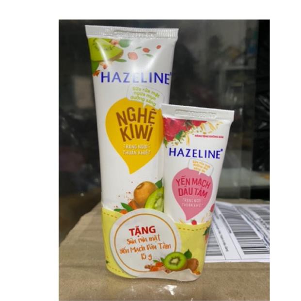 sữa rửa mặt mới của Hazeline 50 g nghệ có quà tặng nhỏ