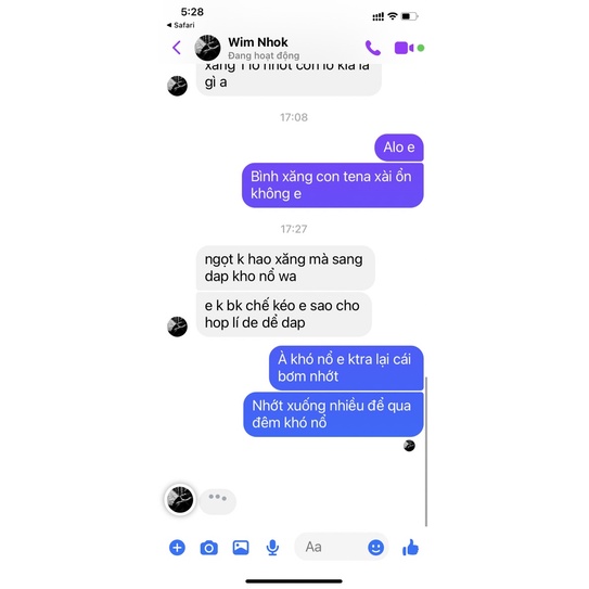 Bình xăng con nova tena nova s, bxc nova s, bộ chế hoà khí tena, biatơ nova 110cc thái lan, chế Tina