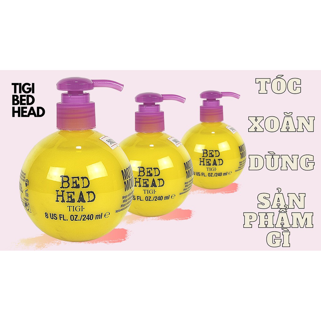 Kem Gel Tạo Phồng Tóc Tăng Bóng Tigi Bed Head Motor Mouth 240ml