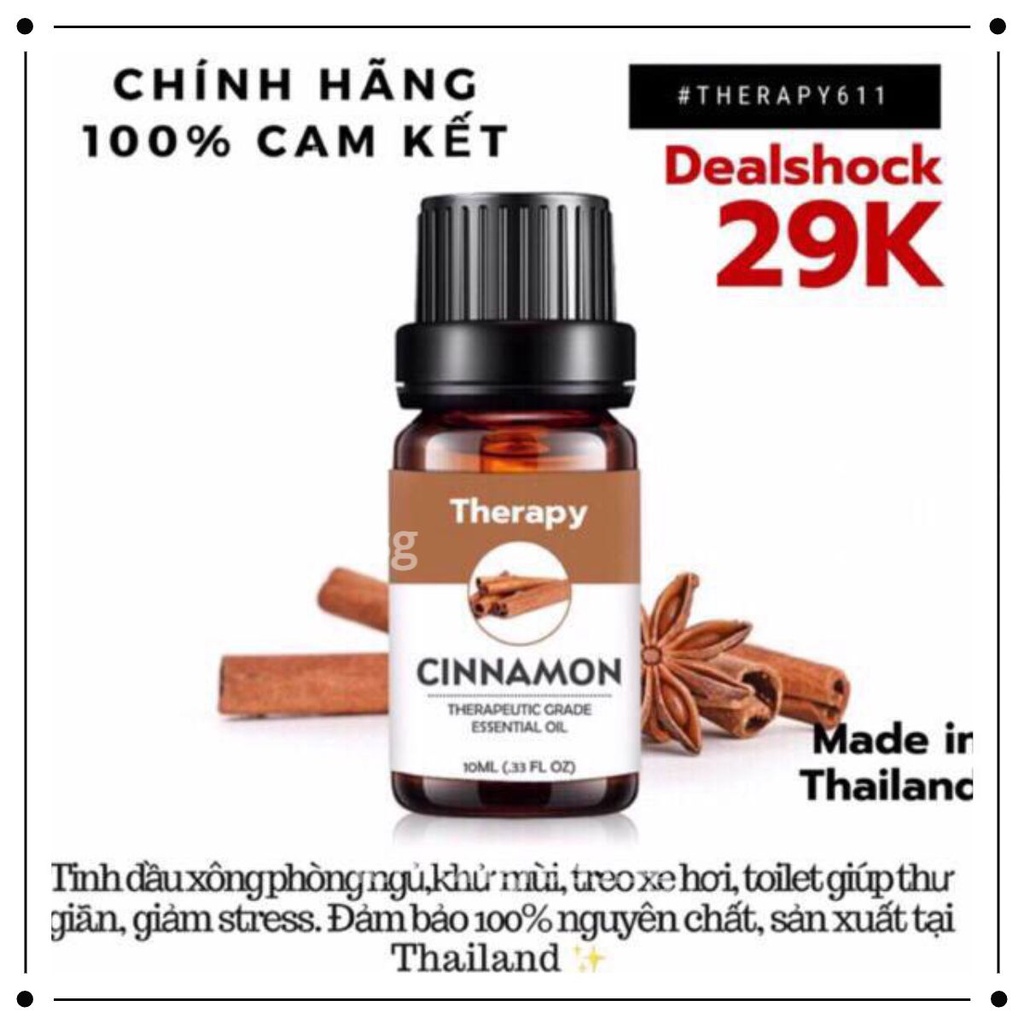 Tinh Dầu Nguyên Chất Quế THERAPY 10ml