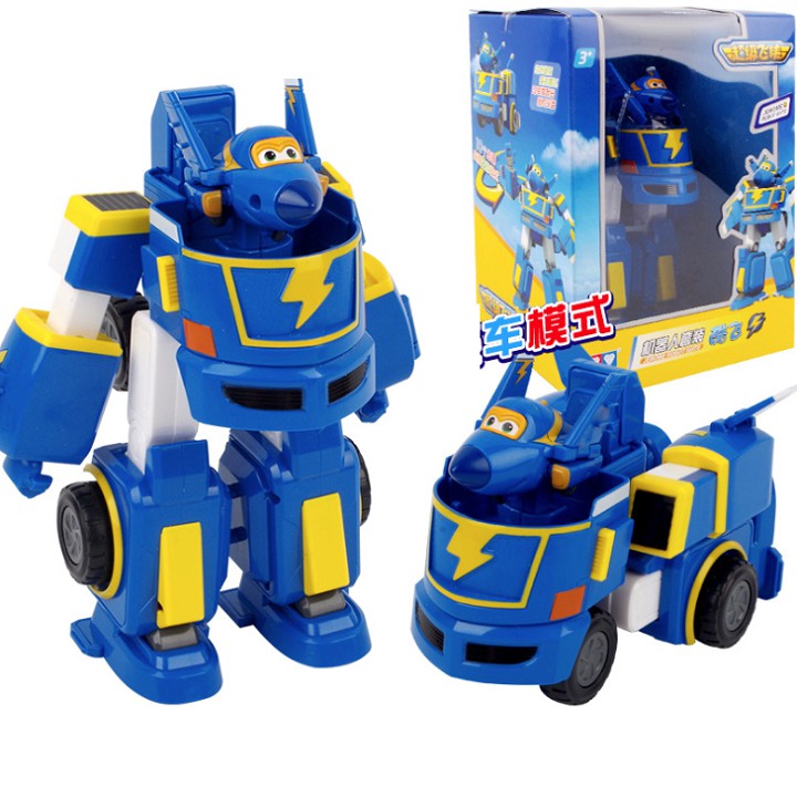 Super wings đội bay siêu đẳng mô hình máy bay Jerome cuồng phong mini và robot cỡ lớn