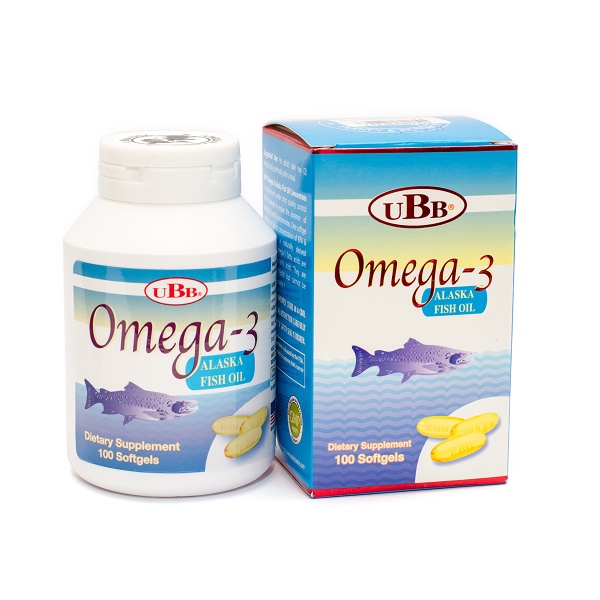 OMEGA 3 UBB - OMEGA 3 MỸ - VIÊN BỔ NÃO, GIẢM MỠ MÁU, BỔ MẮT