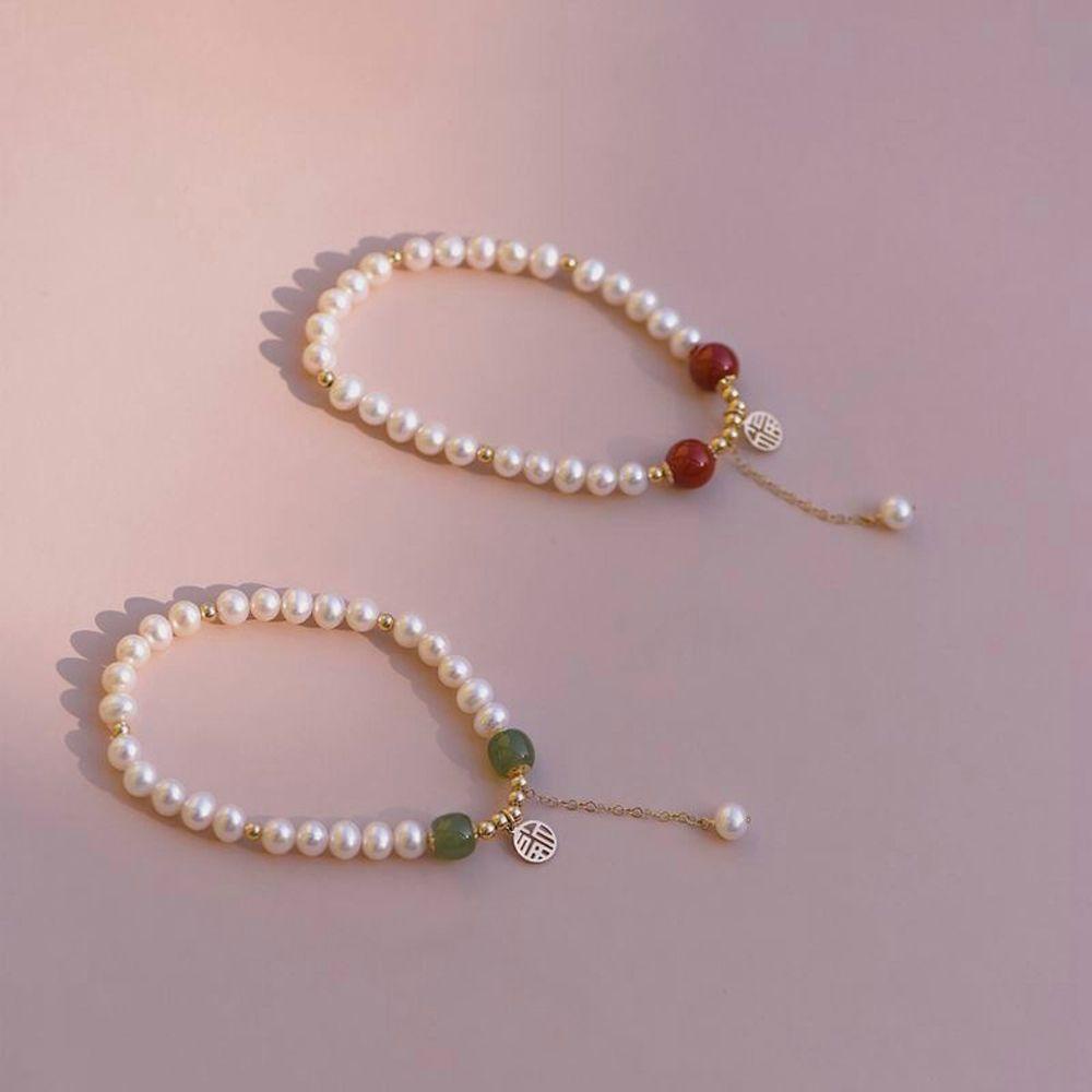 QQMALL Vòng Đeo Tay Mặt Dễ Thương Phong Cách Vintage Thời Trang Cho Nữ