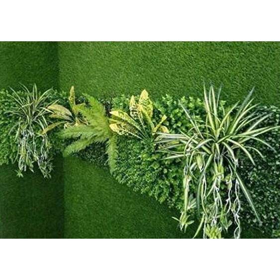 Bụi cỏ nhựa 47cm - Cành điểm, trang trí tường cỏ