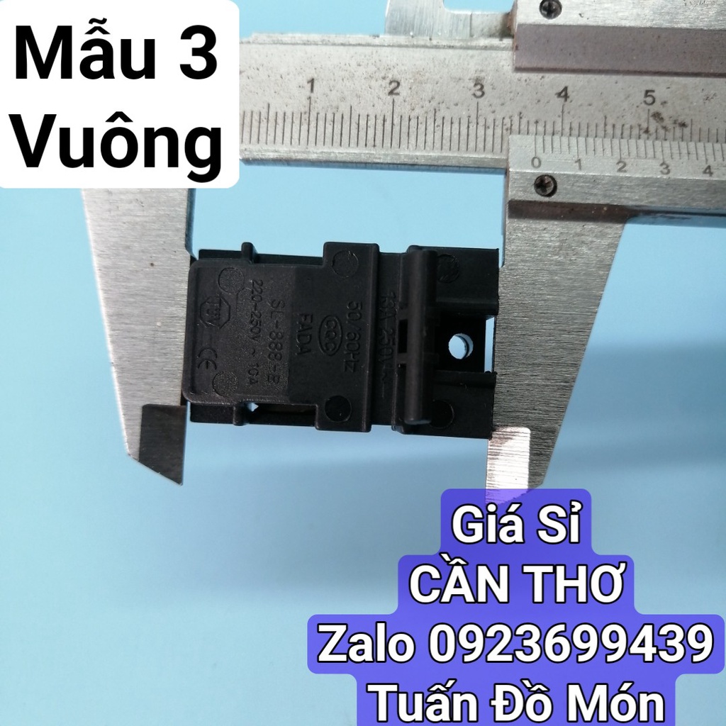 Công tắc bình đun, role tự ngắt ấm siêu tốc, dây nguồn đèn 3 mẫu thông dụng