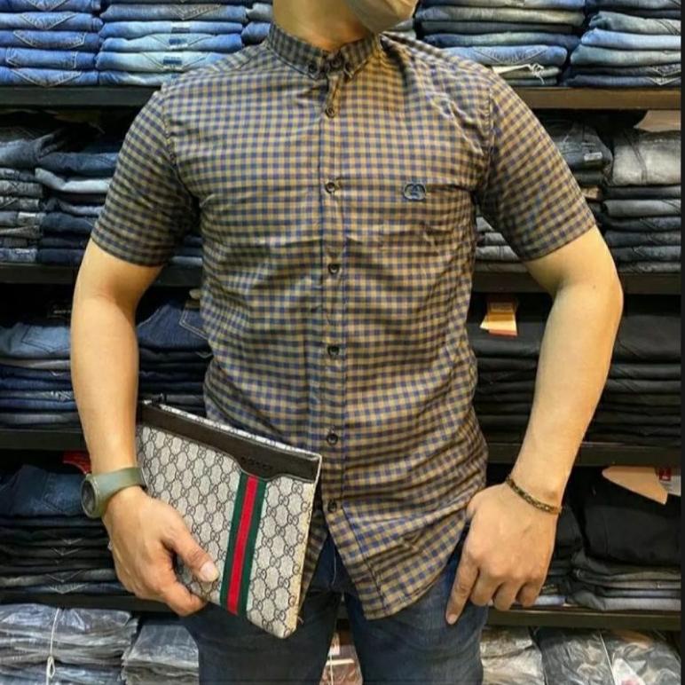 Áo Sơ Mi Tay Ngắn GUCCI 12.12 Chất Lượng Cao