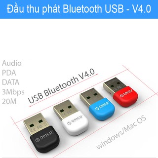 USB Bluetoth V4.0 phát nhạc ra loa đầu nhận bluetooth smartphone ORICO BTA-403-BK (màu đen)