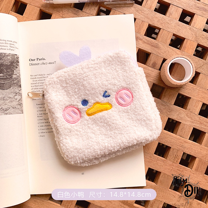 Túi Mini Tiện Lợi Bạn Gái Túi đựng Băng VS Kín Đáo, Son, Gương Trong Túi Xách Bạn Gái Túi Vải Bông Dễ Thương Nhỏ Gọn
