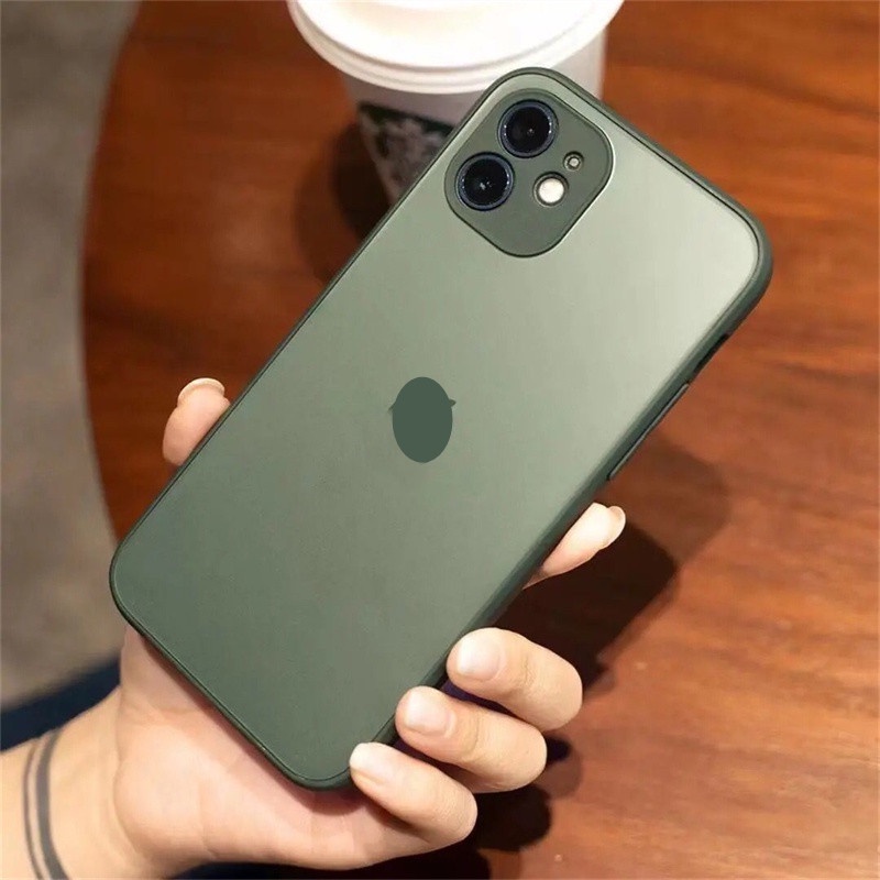 Ốp điện thoại mặt kính nhám thích hợp cho Iphone 12 12 Pro 12 13 Pro Max 11 11 Pro 11 Pro Max Xr Xs Max 7 8 Plus