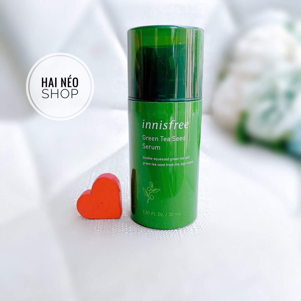 Tinh Chất Giảm Mụn và Chống Lão Hóa Từ Hạt Trà Xanh Innisfree The Green Tea Seed Serum 30ml (Hàn Quốc)