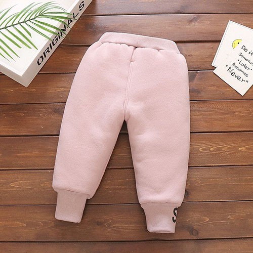 Quần Bé Gái Xuất Hàn, Quần Nỉ Cho Bé Gái Smile Size 7-17Kg Chất Nỉ Bông BiBo Store