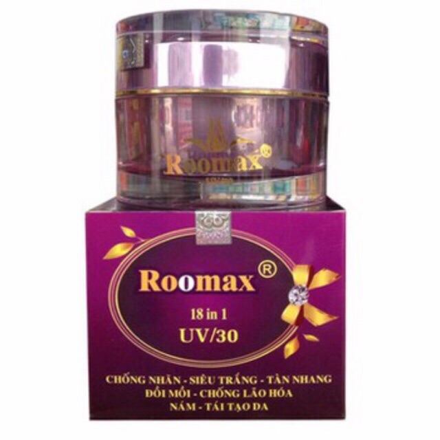 Kem ROOMAX Siêu Trắng - Chống Nhăn - Tàn Nhang - Đồi Mồi 30g